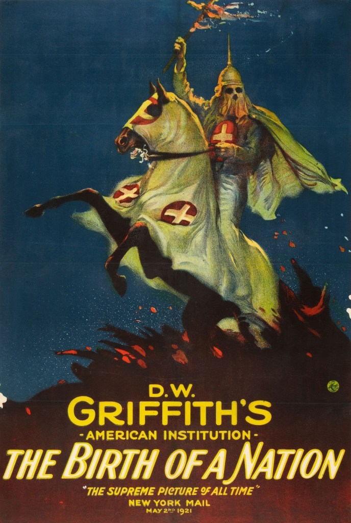 D. W. Griffith's "The Birth of a Nation" (1915) original film poster